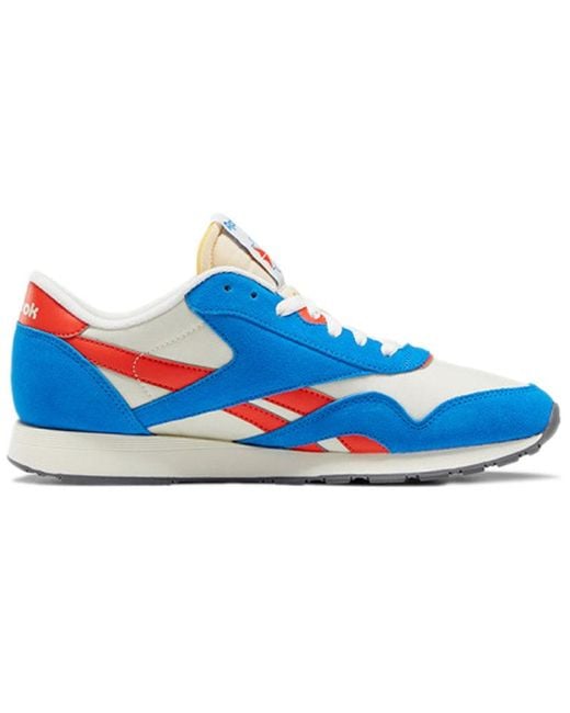 Reebok Blue Classic Nylon Sports Shoes for men