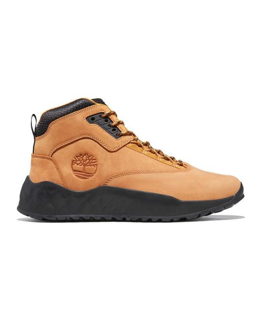Timberland Brown Greenstride Solar Wave Mid Boots for men