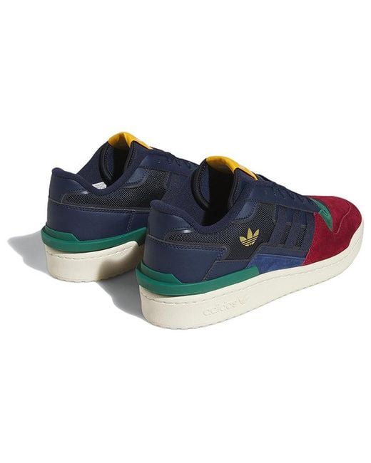 Adidas Blue Forum Exhibit Low 2.0 'Collegiate Burgundy' for men