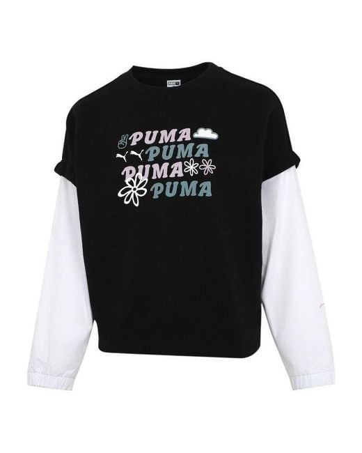 PUMA Black (Wmns) 2-Fer Graphic Vest Top Logo