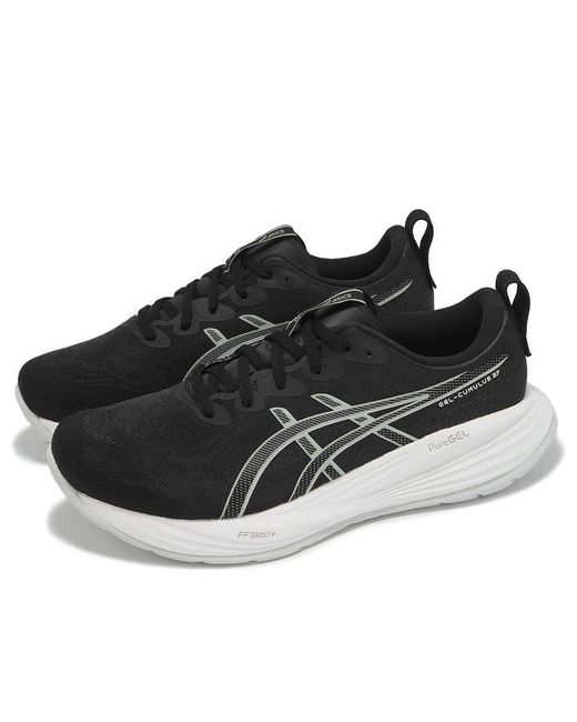 Asics Black Gel-Cumulus 27 Extra Wide Concrete' for men