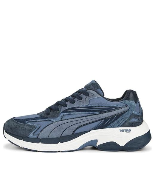 PUMA Blue Teveris Nitro Worn Out 'Deep Dive' for men