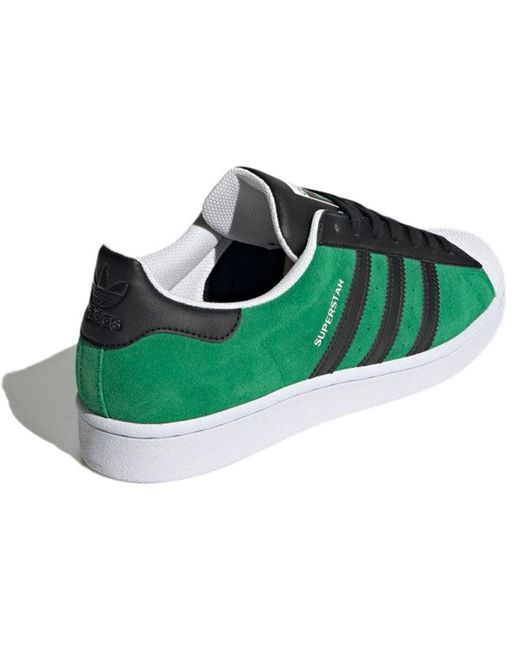 Adidas Green Superstar Core' for men