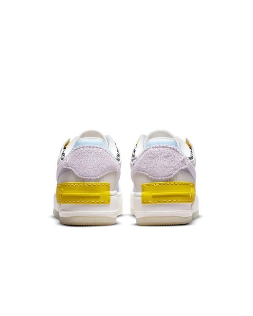 Nike White (Wmns) Air Force 1 Shadow 'Patchwork'
