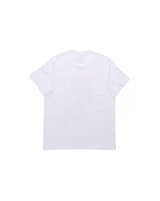 Adidas White Printed Short Sleeve Tee for men