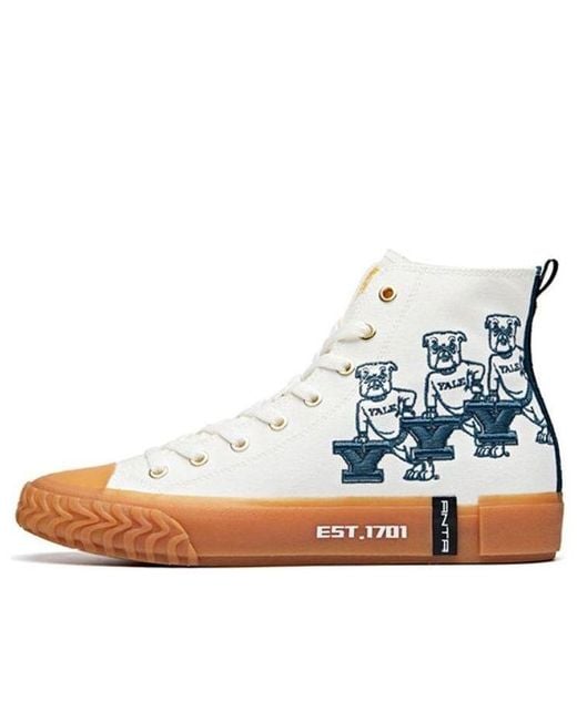 Anta Blue X Yale Canvas High Gum' for men