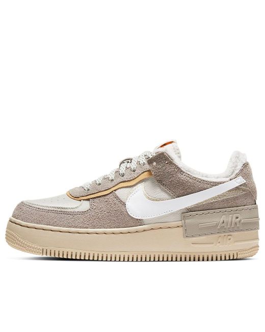 Nike White (Wmns) Air Force 1 Shadow 'Wild'