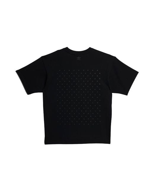 Adidas Black X Pharrell Hu Logo T-Shirt for men