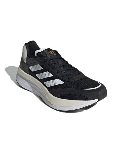 Adidas Blue Adizero Boston 10 Wide