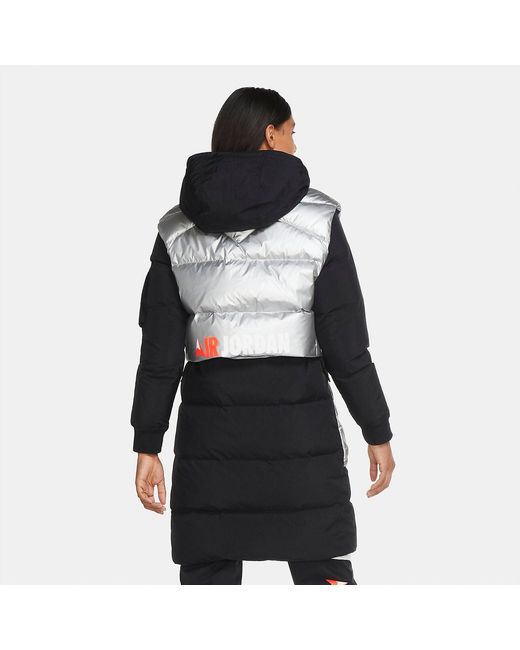 Nike Black (Wmns) Winter Utility Down Parka Coat 'Sliver'