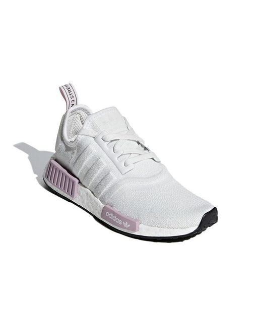 Adidas White (Wmns) Nmd_R1 Orchid'