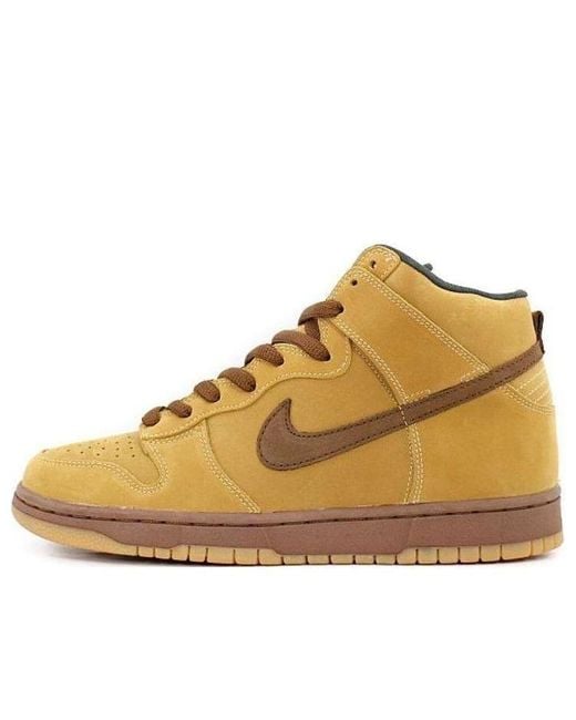 Nike Brown Sb Dunk High Pro 'Wheat' for men