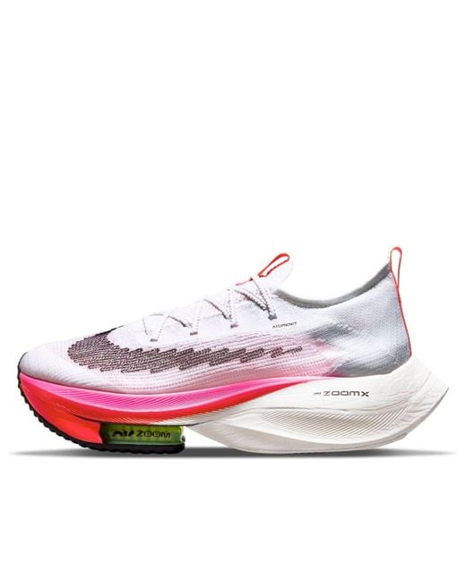 Nike Pink Air Zoom Alphafly Next% Flyknit 'Rawdacious' for men
