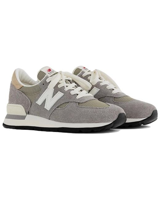 New Balance White Teddy Santis X 990V1 Made for men