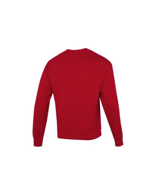 Nike Red Casual Sports Alphabet Printing Round Neck Pullover for men