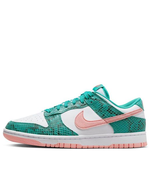 Nike Blue Dunk Low 'Washed Snakeskin' for men