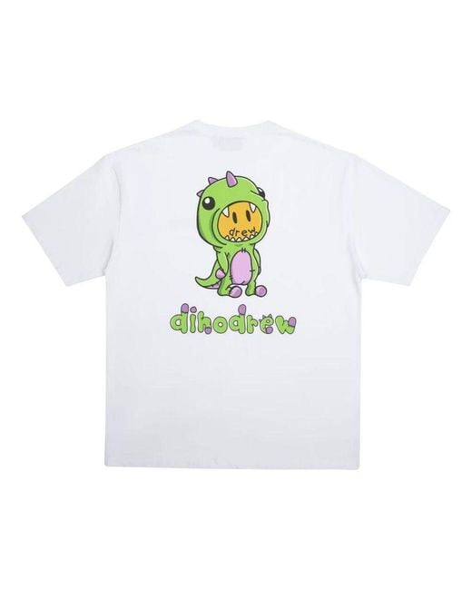 Drew House White Dinodrew T-Shirt for men