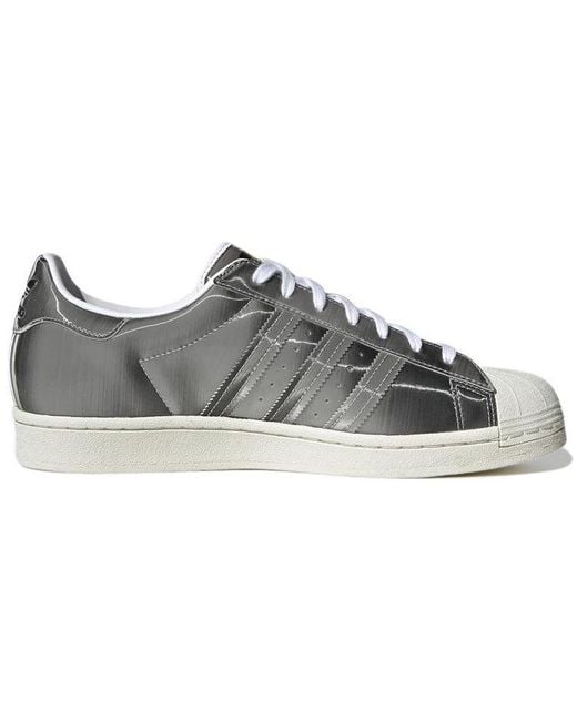 Adidas Gray Originals Superstar Shoes for men