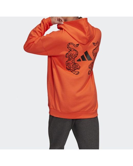 Adidas Orange M Urb Tiger Oh Logo Fluorescence for men