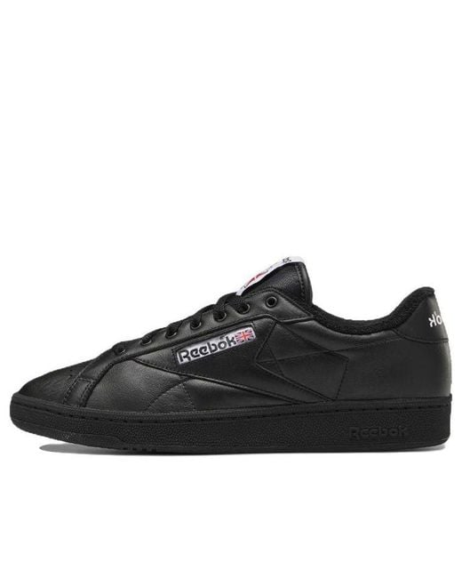 Reebok Black Club C Grounds Low Tops Casual Skateboarding Shoes