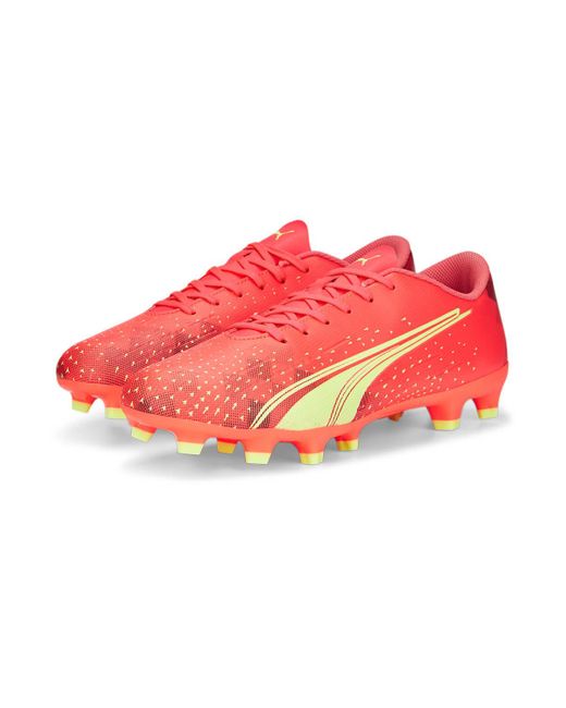 PUMA Red Ultra Play Fg Ag 'Fiery Coral' for men