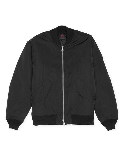 Nike Black Jordan Renegade Essentials Bomber Jacket for men