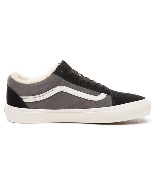 Vans Brown Suede And Sherpa Old Skool for men