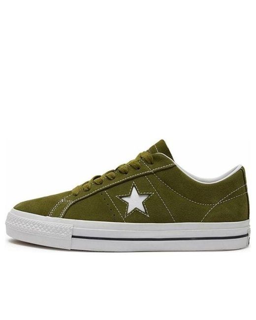 Converse Green One Star Pro Low 'Suede for men
