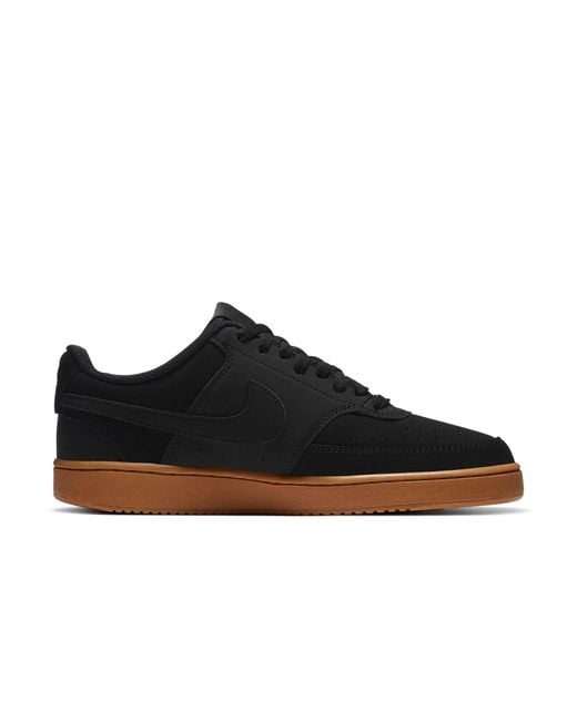 Nike Black Court Vision Low Wheat' for men