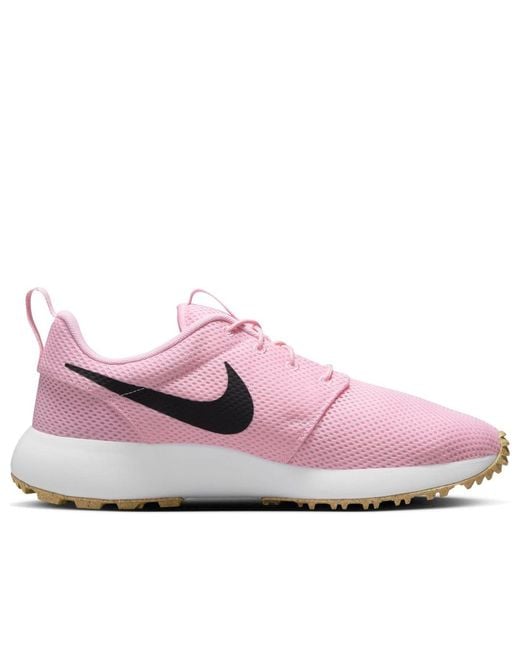 Nike Pink Roshe Golf Next Nature 'Medium Soft Gum' for men