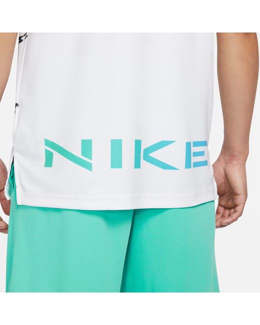 Nike White Dna Unlock Your Space Basketball Jersey for men