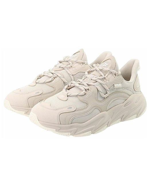Fila White Wave Shoes 'Oatmeal' for men