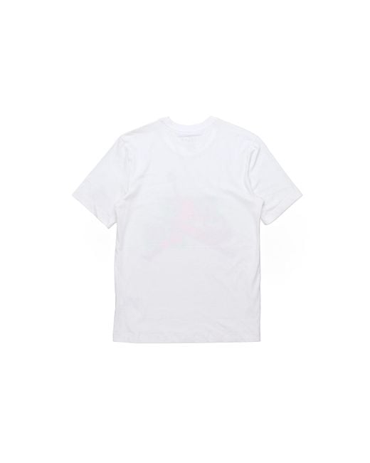 Nike White Jumpman Classics Hbr Round Neck Short Sleeve for men