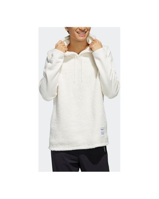 Adidas White Neo Ut Hoody Solid for men