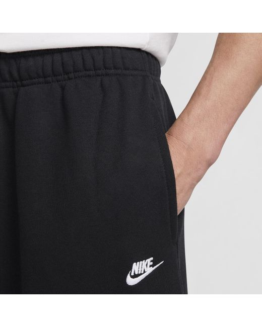 Nike Black Club Fleece Oversized French Terry Pants Asia Sizing for men