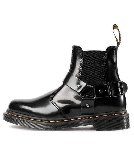Dr. Martens Black Wincox Leather Chelsea Boots