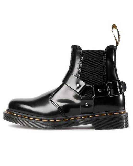Dr. Martens Black Wincox Leather Chelsea Boots