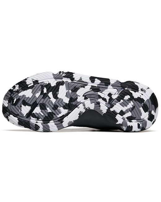 Anta Black Basketball Series Sneakers Camo' for men