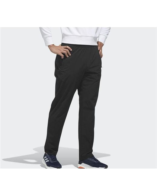 Adidas Black Woven Thin Sports Pants/Trousers/Joggers Running for men