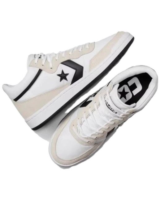 Converse White Fastbreak Pro Leather & Suede for men