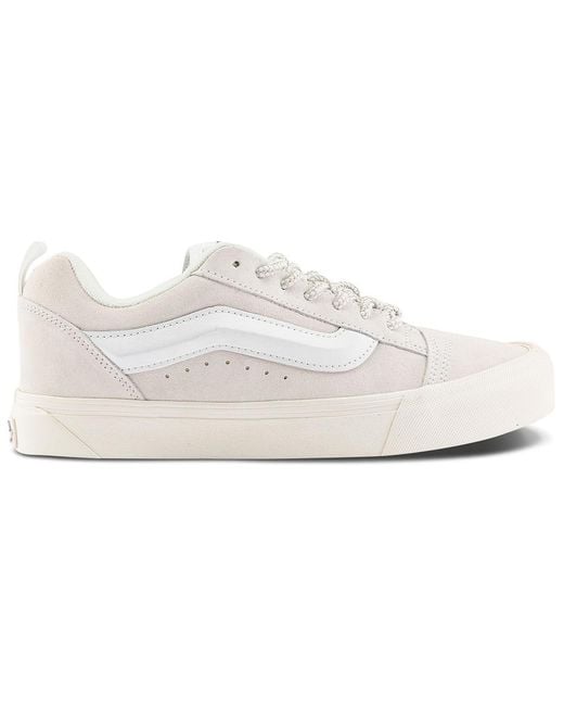 Vans White Knu Skool Shoes 'Light' for men
