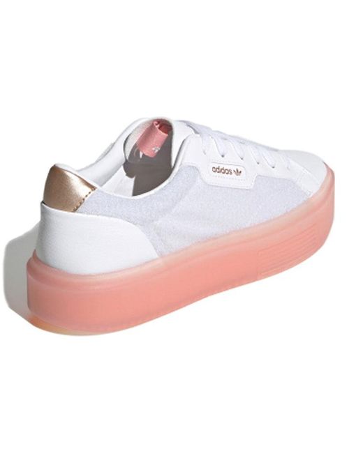Adidas White (Wmns) Sleek Super Glow'