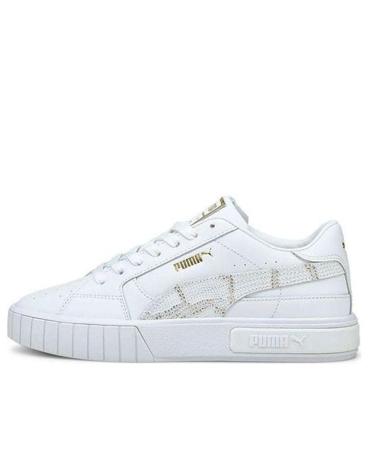 PUMA White (Wmns) Cali Star Snake Casual Shoes