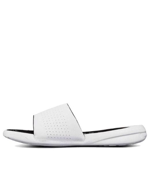 Under Armour White Playmaker Fixed Strap for men