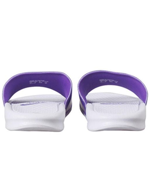 Nike Purple Benassi Jdi Print Slide for men