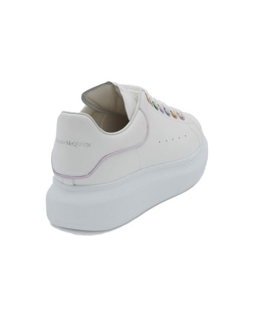 McQueen White (Wmns) Oversized Sneakers Metalic Eyelets'