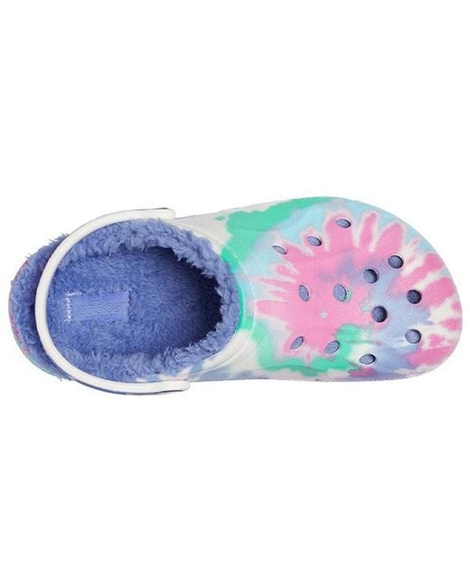 CROCSTM Purple Classic Clog Tie Dye Printing Slippers for men