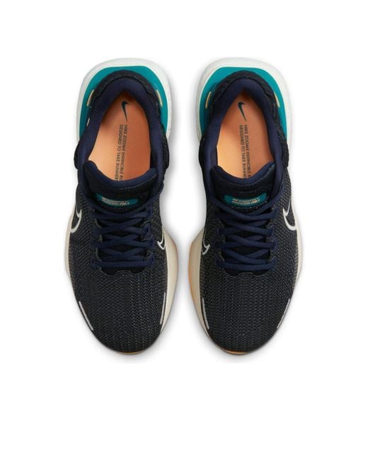 Nike Blue Zoomx Invincible Run Flyknit 2 'Obsidian' for men
