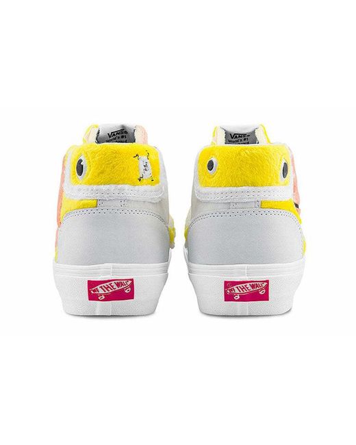Vans Yellow Mid Zoo Skool Vlt Lx for men