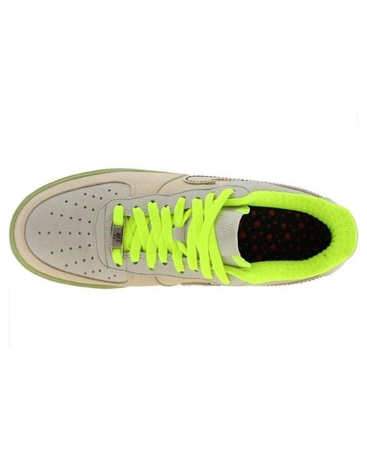 Nike Green Air Force 1 Premium 07 'Light Bone' for men